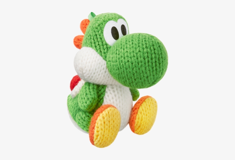 Amiibo - Yarn Yoshi - Green - Yww V3 - Wooly Yoshi Amiibo, transparent png