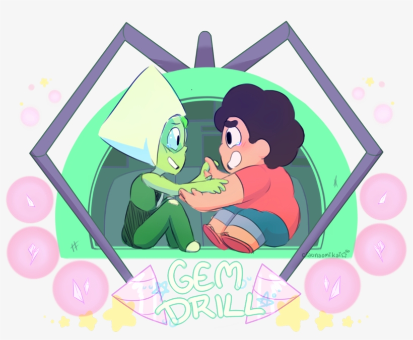 Anaonikaǐ Green Pink Cartoon Vertebrate Art Illustration - Steven Universe Fully Gem, transparent png