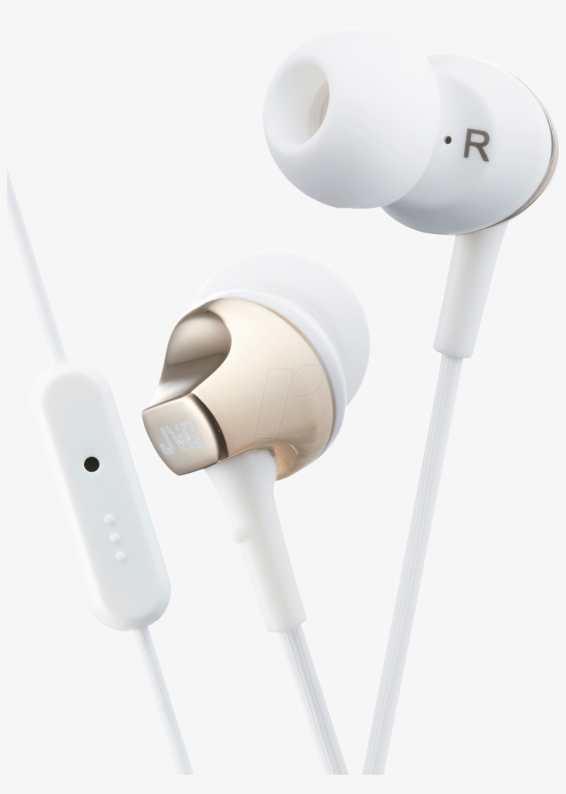 Inner Ear Headphone/ White-gold Jvc Hafr325ne, transparent png