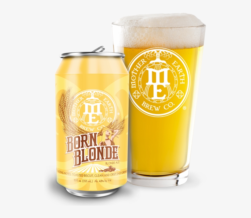 Born Blonde Can And Pint - Guinness, transparent png