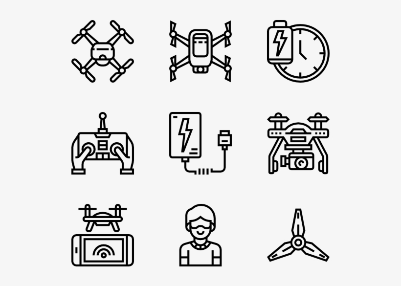 Drone - Railway Icons, transparent png