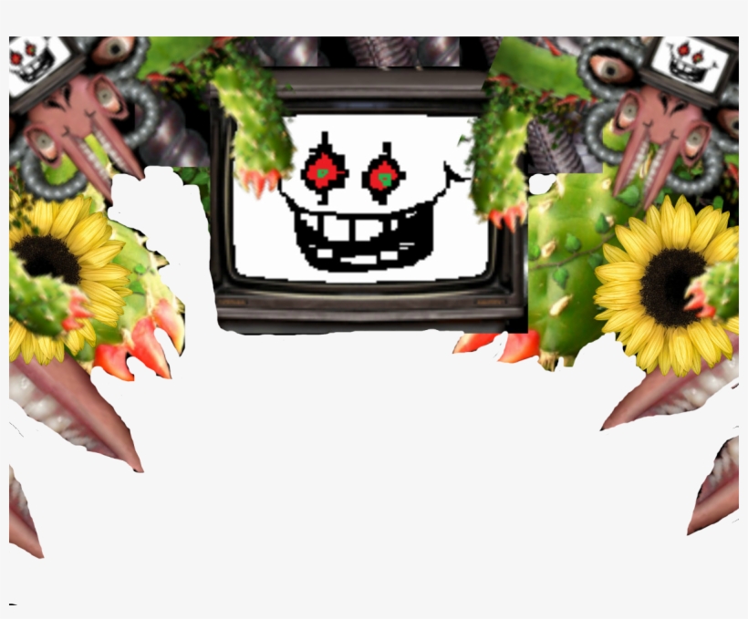 Nightmare Flowey - - Sunflower, transparent png