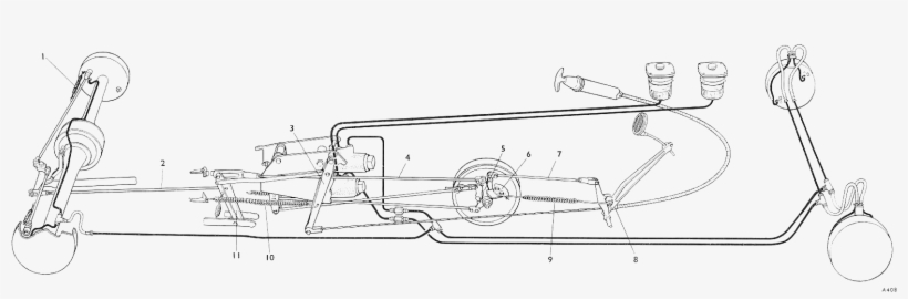 Bremsanlage Rolls Royce Silver Cloud - Technical Drawing, transparent png