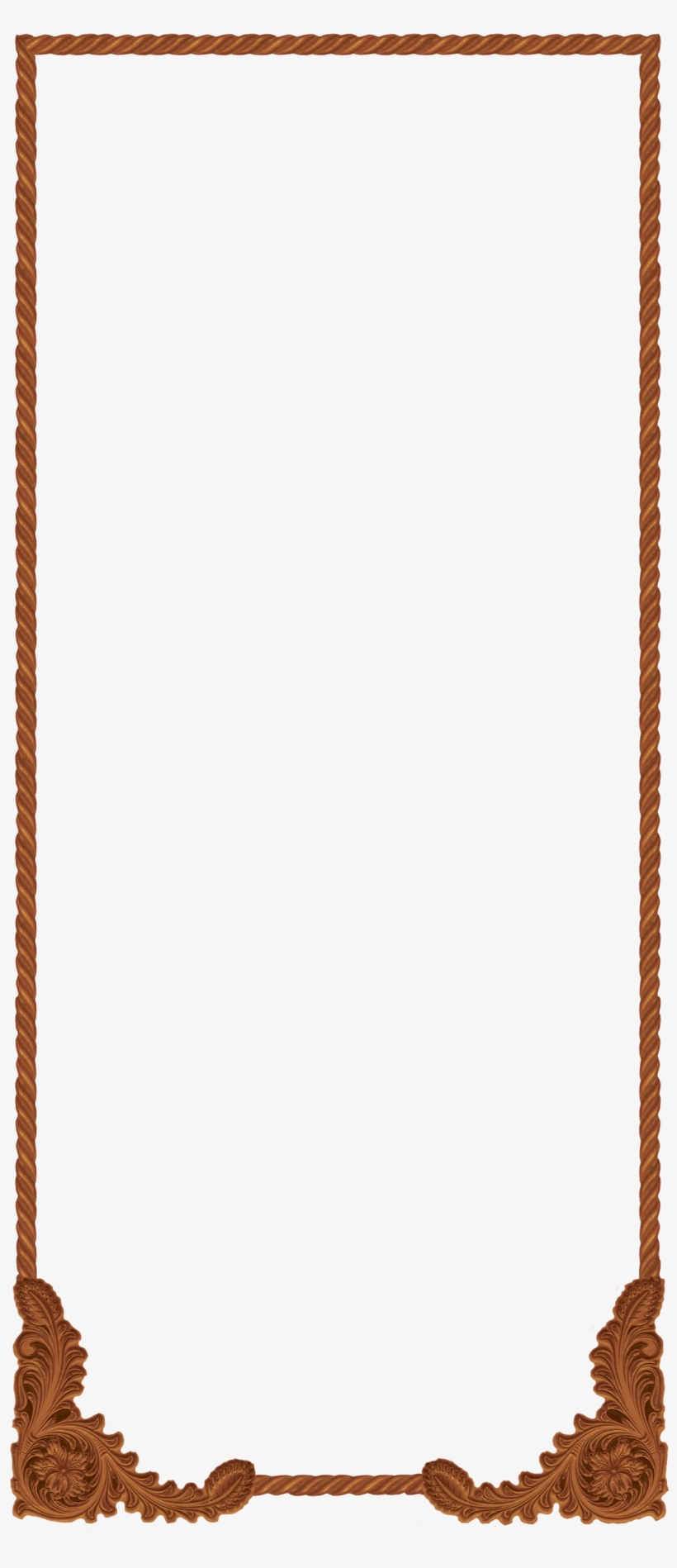 Bar J Leather Frame - Chain, transparent png