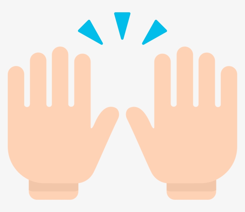 Person Raising Both Hands In Celebration Emoji Emojipedia - Mozilla, transparent png