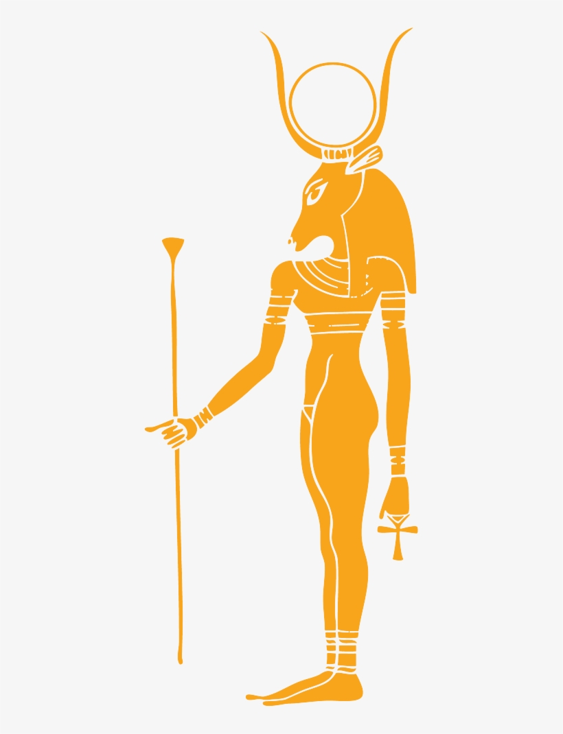 Hathor - Egyptian Gods And Goddesses, transparent png