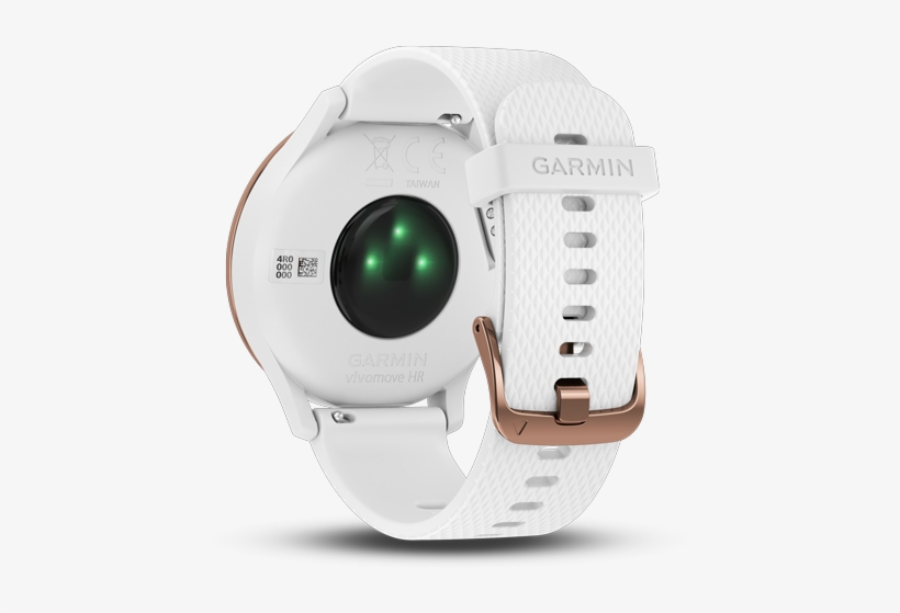 Vívomove® Hr - Garmin Vivomove Hr Sport - Rose Gold With White Silicone, transparent png