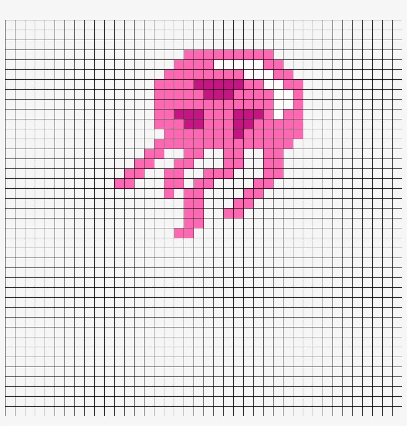 Jellyfish Perler Bead Pattern, transparent png