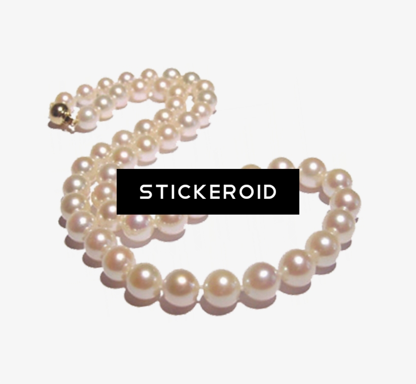 Pearl String Pearls - Freshwater Cultured Pearl Row Necklace, transparent png