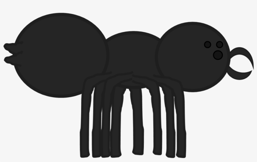 Giant Spider Pose - Cartoon, transparent png