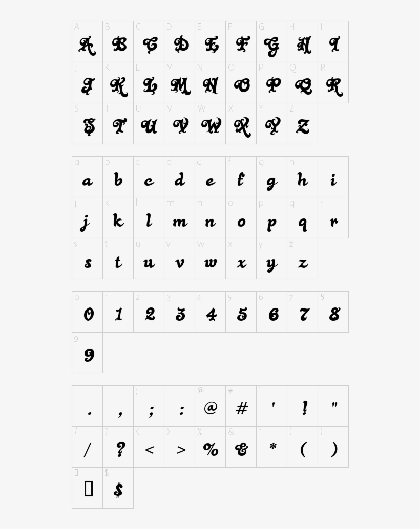 Character Map - Old London Font M, transparent png