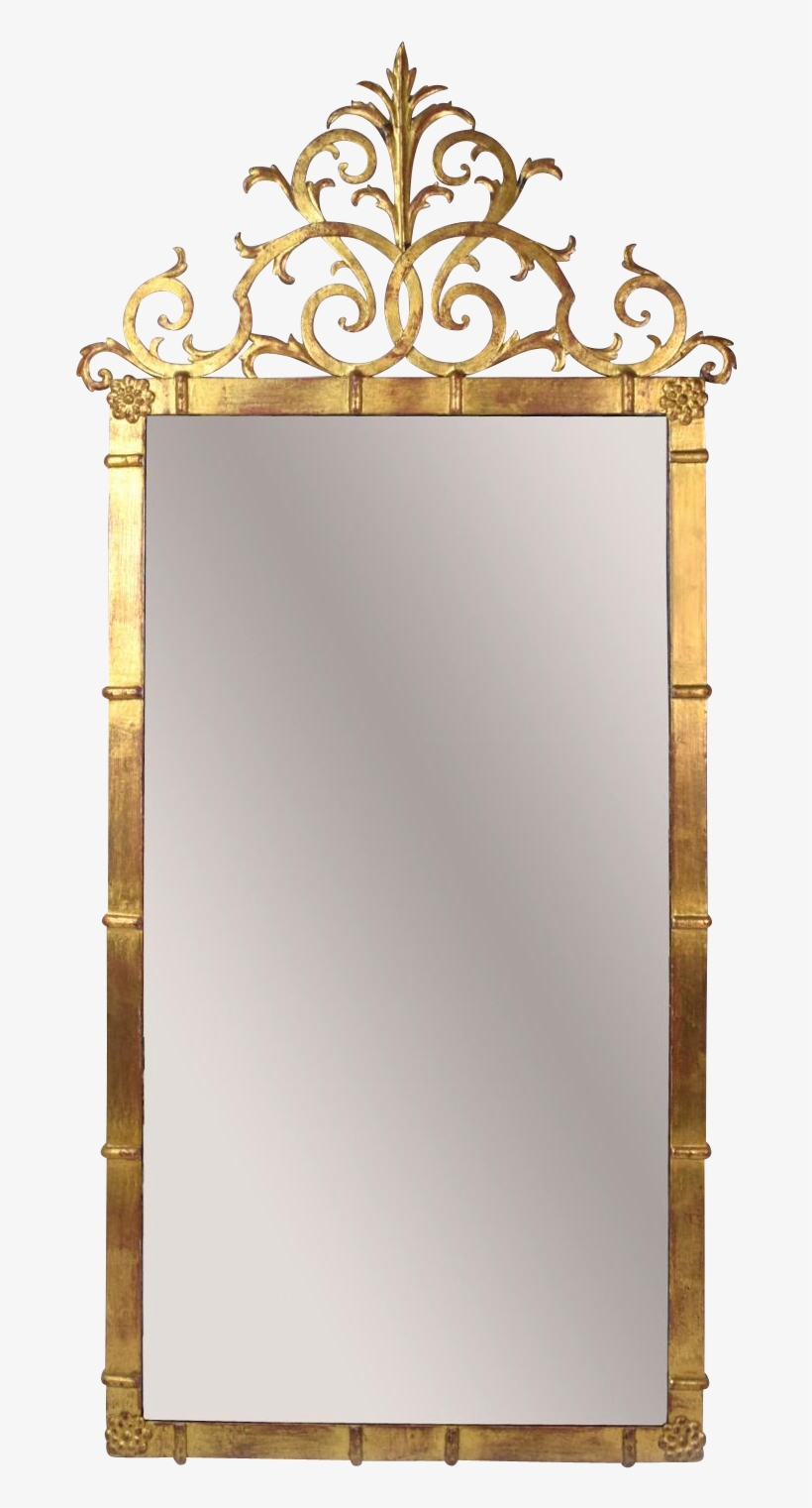 Svg Royalty Free Stock Silver Gilt Framed Elegance - Mirror, transparent png