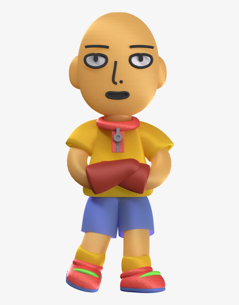 “ Caillou ” One Punch Man - Cartoon, transparent png
