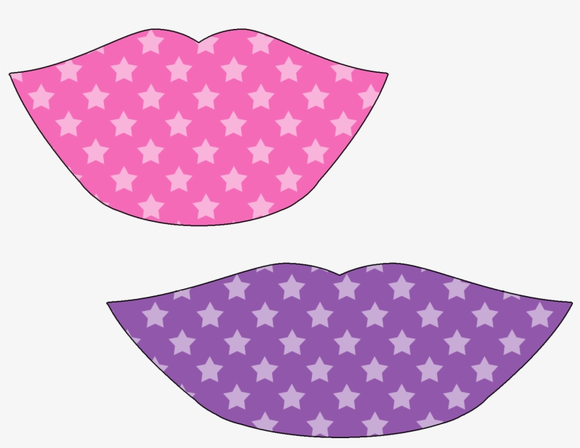 Lips - ' - Polka Dot, transparent png