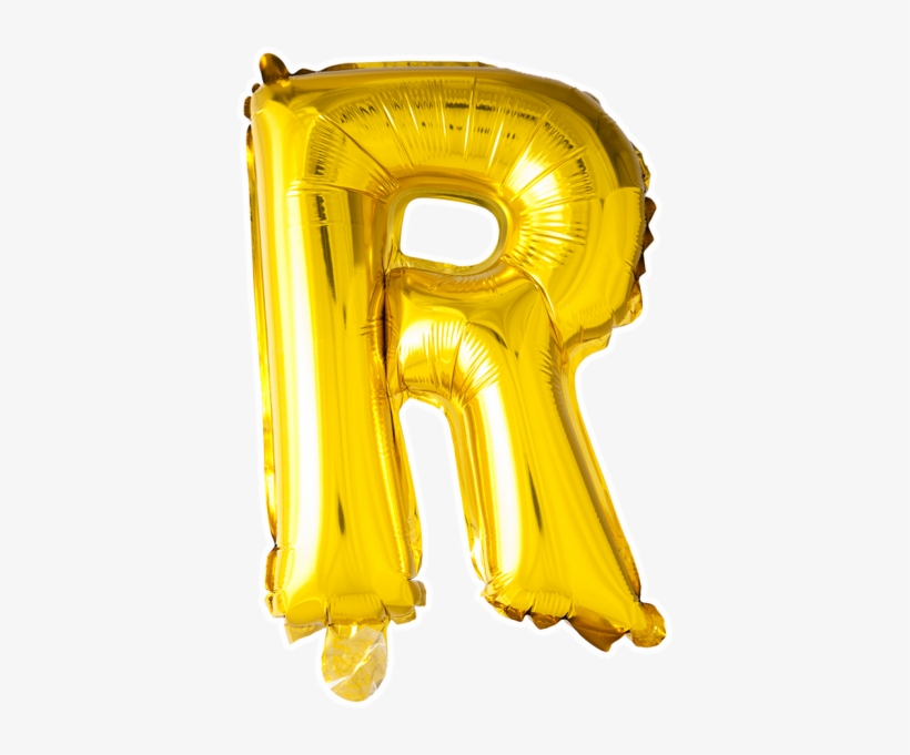 Folie Letter Ballonnen R, transparent png