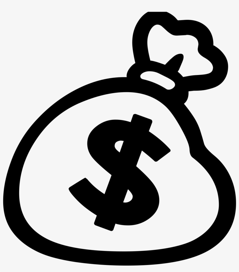 Open - Money Bag Clipart Png, transparent png