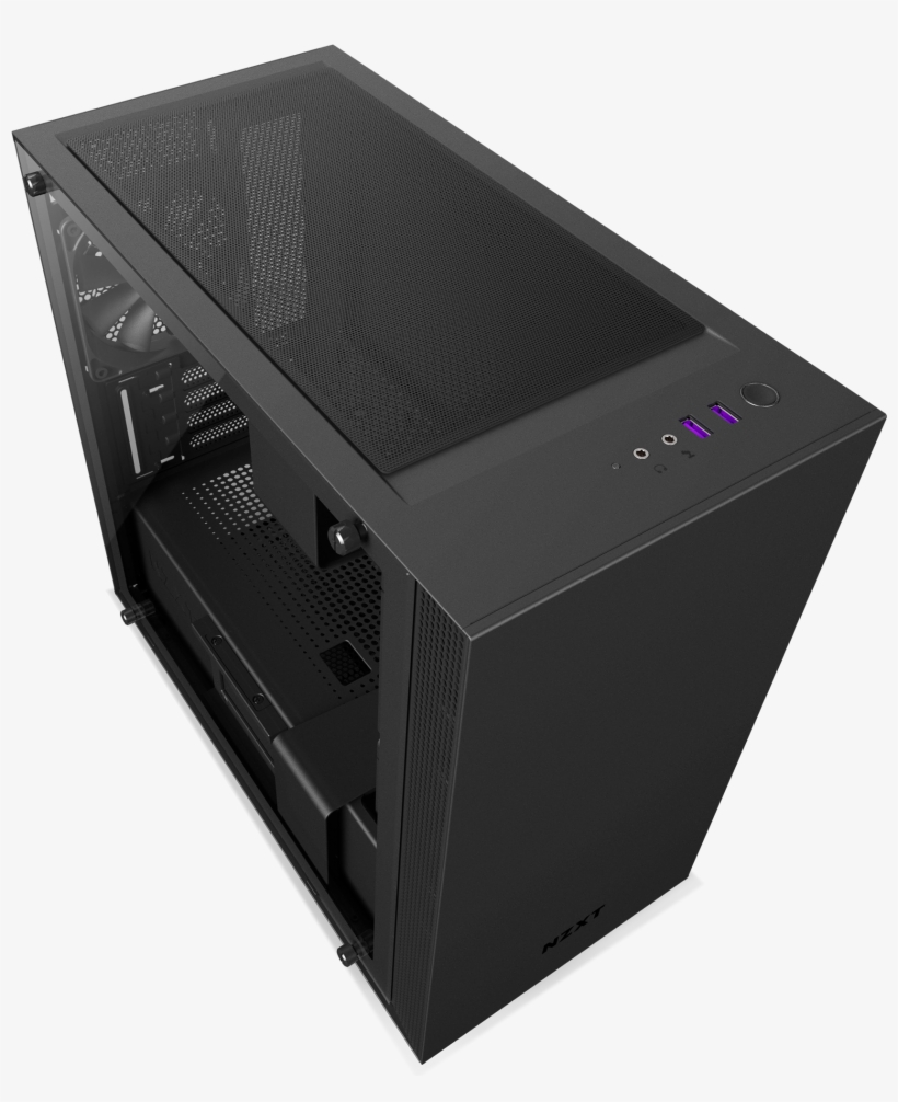 Microatx Pc Gaming Case - Nzxt H400, transparent png