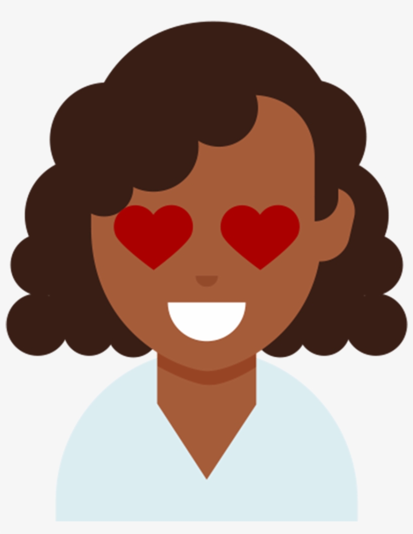 The Humour Issue - Curly Hair Emoji, transparent png