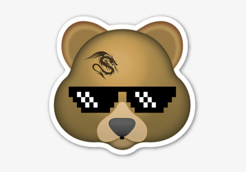 Emojis Bear🐻 Freetoedit Bear @asimpleclick - Whatsapp Animales Png Emoji, transparent png