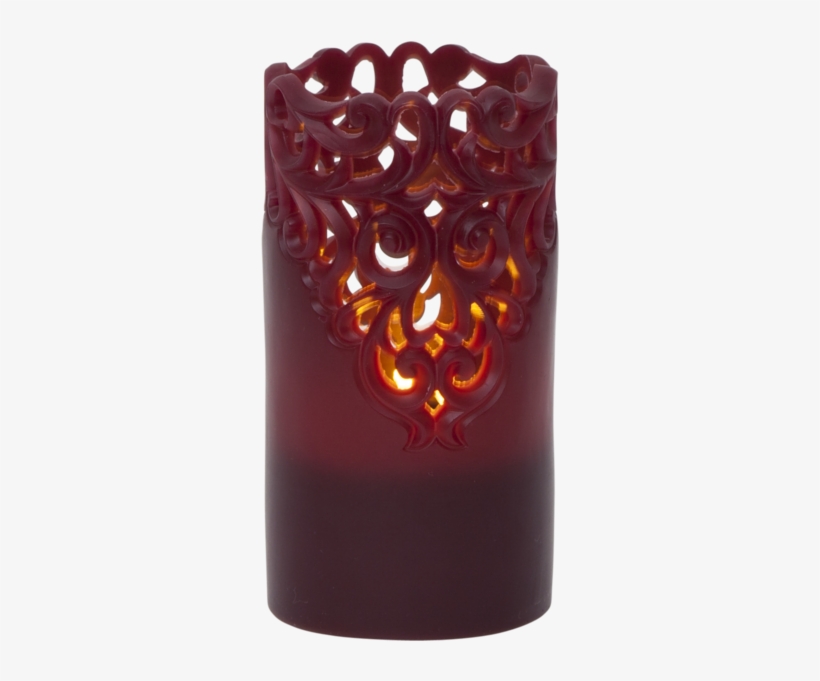 Led Pillar Candle Clary - Candle, transparent png