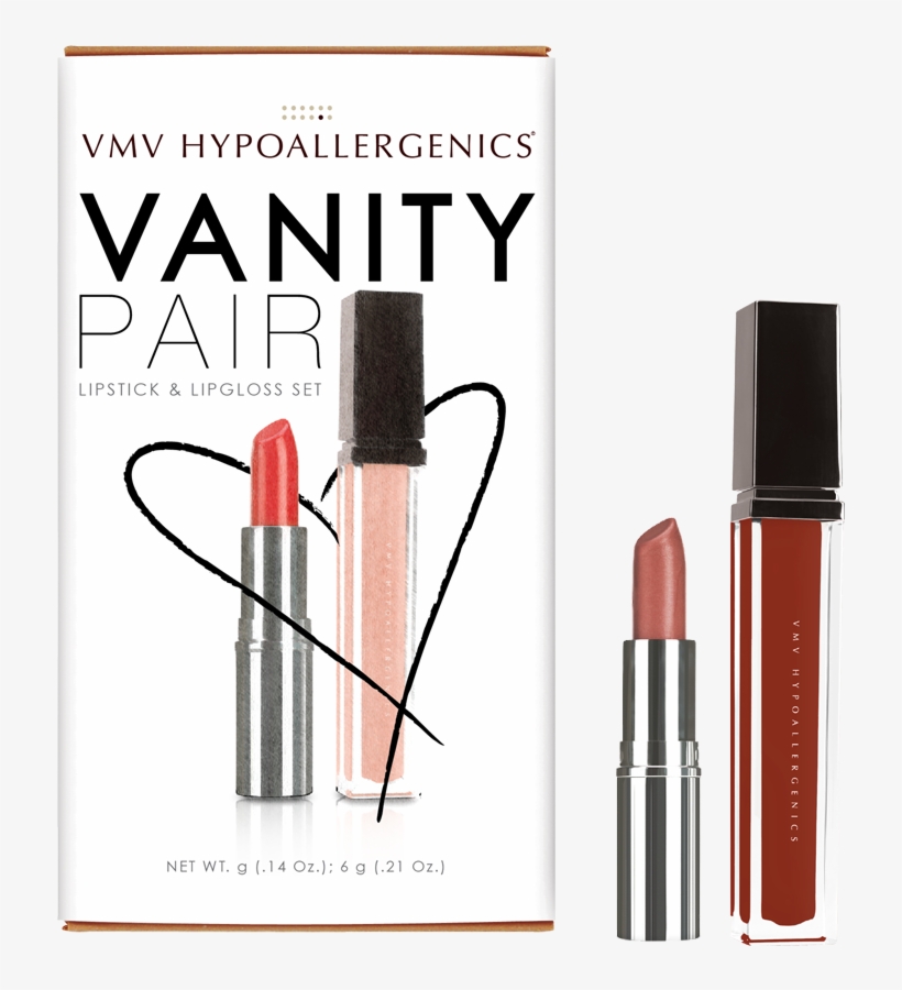 Vmv Hypoallergenics Vanity Pair - Vmv Hypoallergenics Velvet Matte Lipstick - Hot Librarian, transparent png