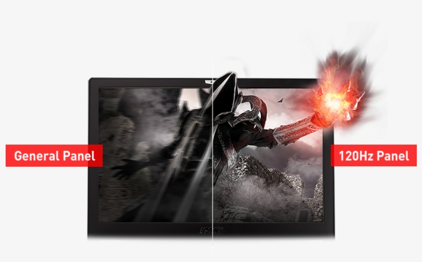 120hz 3ms Gaming Display - Msi Ge73 Raider Rgb, transparent png