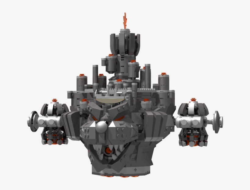 Was Computer-generated, But It's A Completely Different - Bowser Flying Fortress, transparent png
