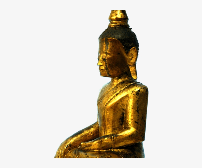 Gilded Buddha On High Throne Item Number： Mi-2033 Gilded - Gautama Buddha, transparent png