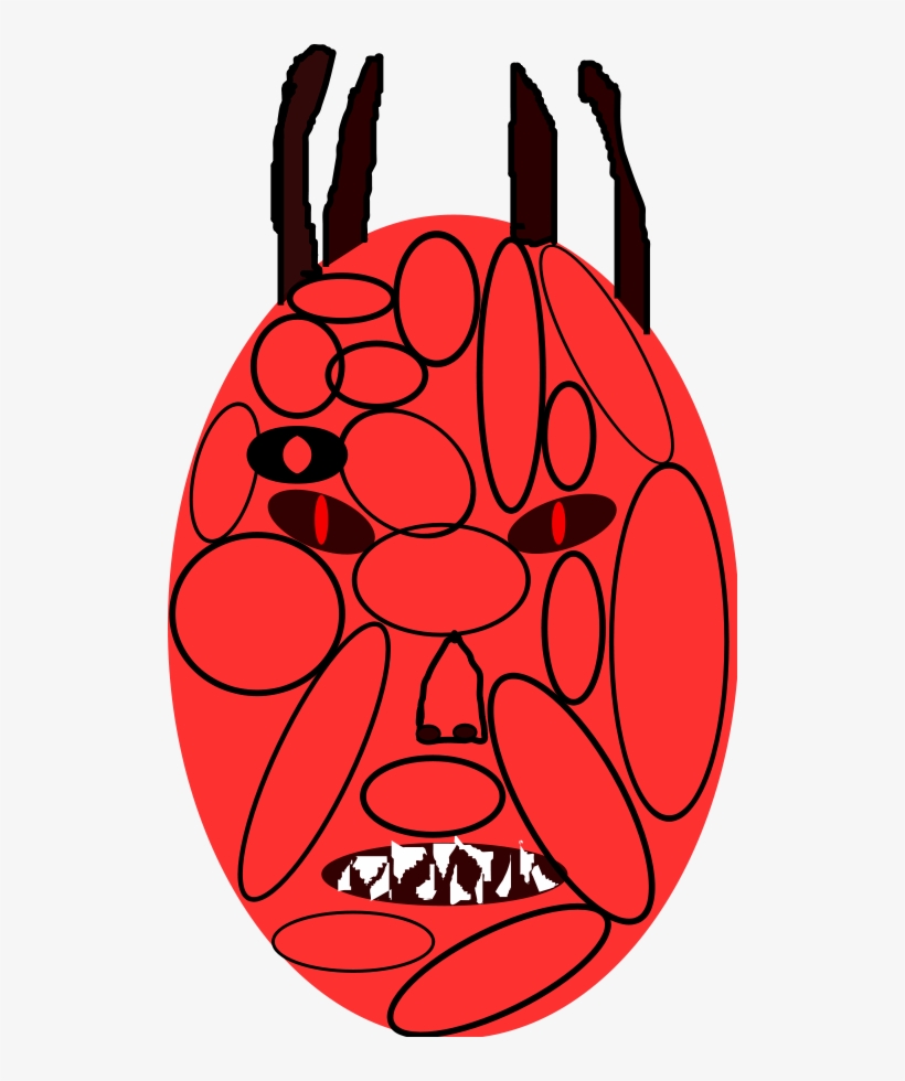 This Free Clipart Png Design Of Demon Head Clipart - Clip Art, transparent png