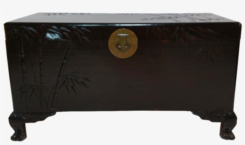 Chinese Carved Blanket Chest - Coffee Table, transparent png