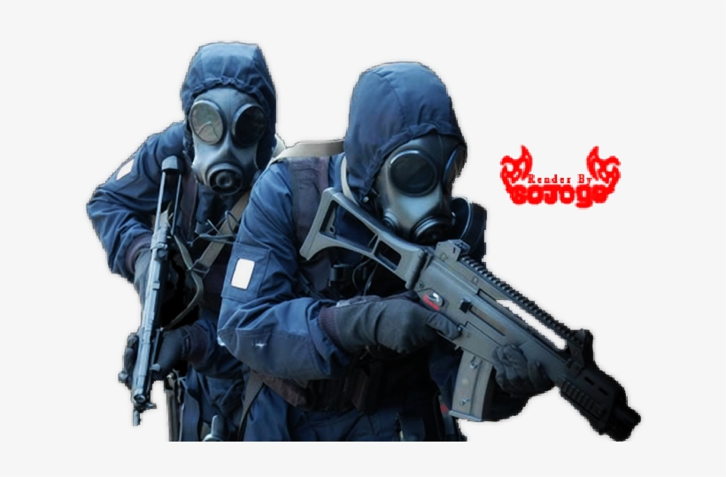 Gasmask - Gas Mask Soldiers Png, transparent png
