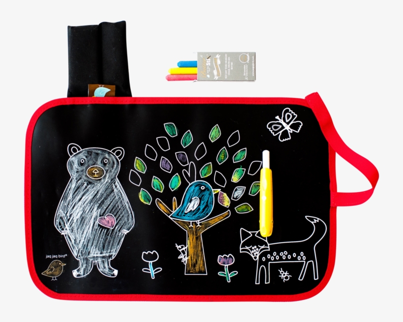 Next - Jaq Jaq Bird Chalk Color & Doodle Mat - Friends, transparent png