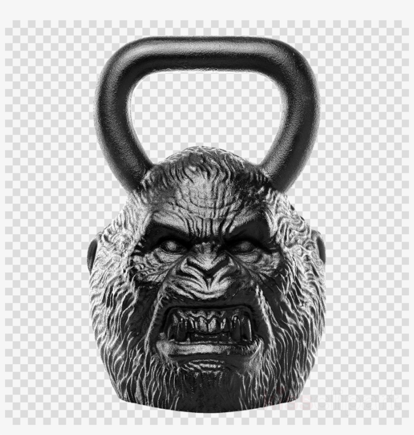 Bigfoot Kettlebell Clipart Onnit Gorilla Primal Kettlebell - Onnit Primal Bell Bigfoot 90 Lb, transparent png