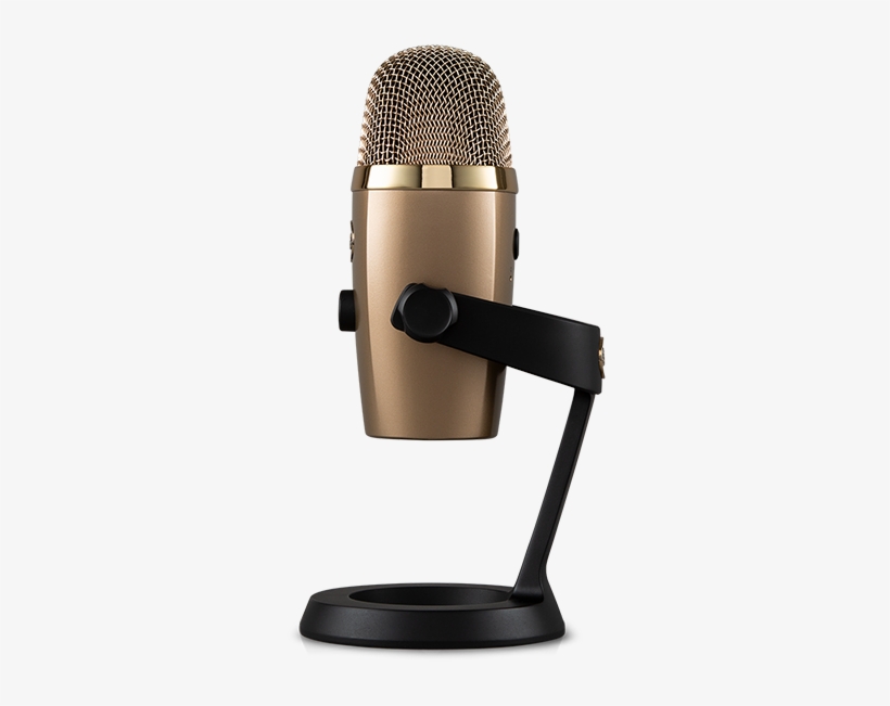 Blue Yeti Nano Gold - Recording, transparent png