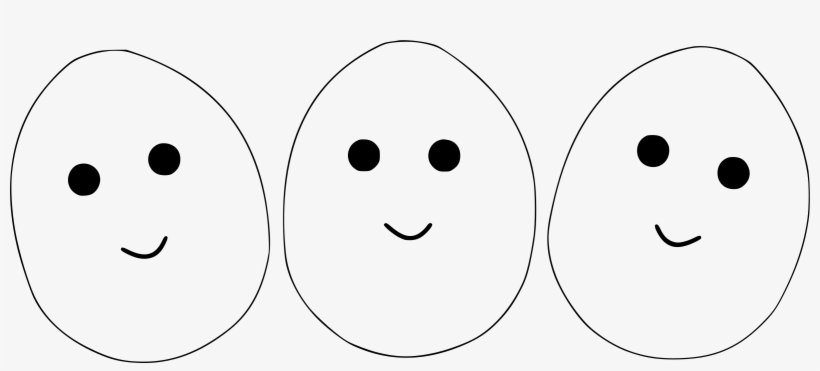 Three Eggs With Eyes And Mouth Icons Png Free Png And, transparent png