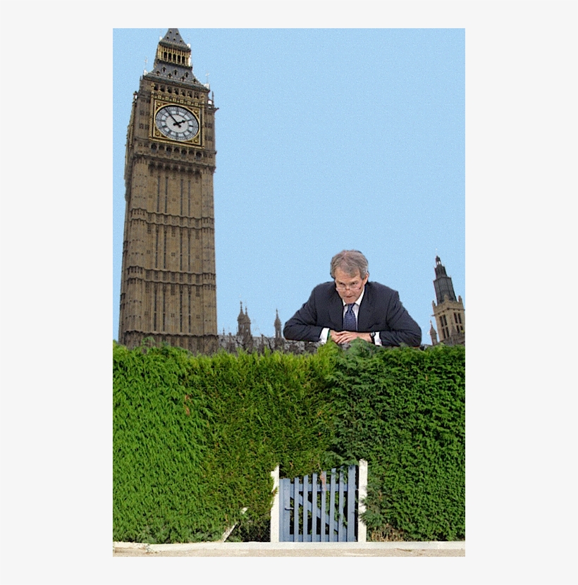 Scaled Westminster Paterson Hedge - Big Ben, transparent png