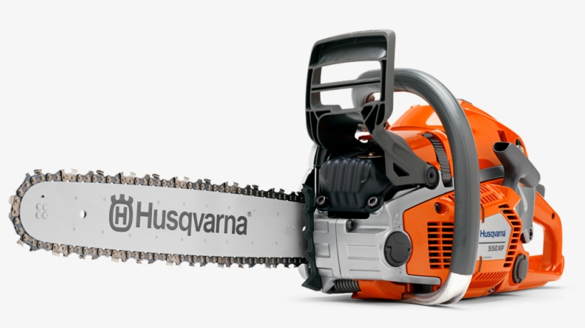 Banner Black And White Library Chainsaw Transparent - Husqvarna 550 Xp, transparent png