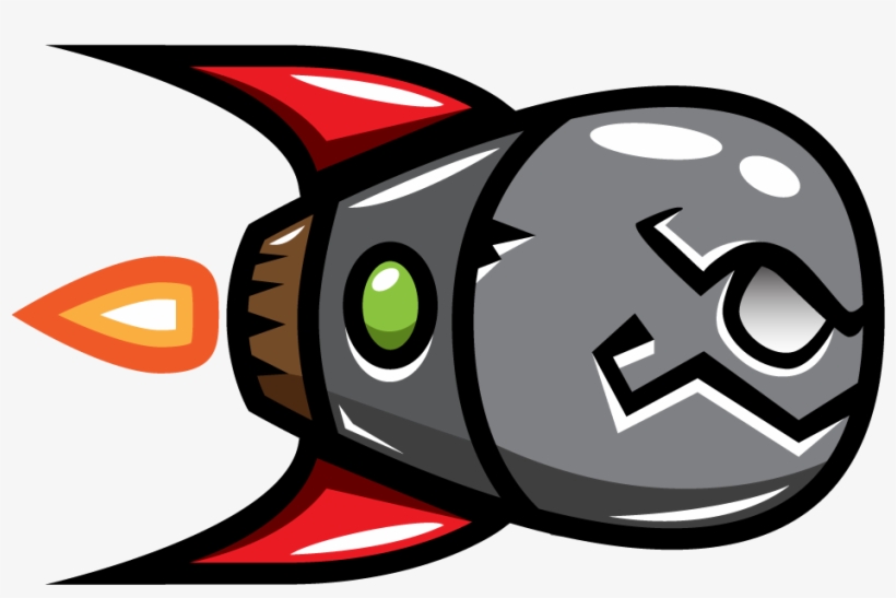 Missile Clipart Transparent - Open Game Art Bullet, transparent png