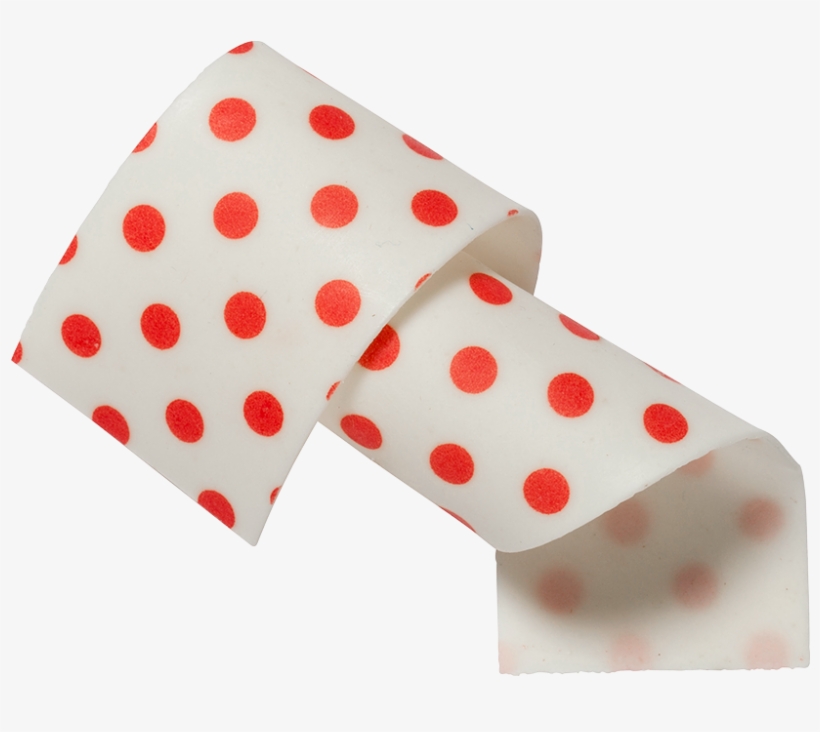 Almond And Sugar Collars Red Dots 50mm - Red, transparent png