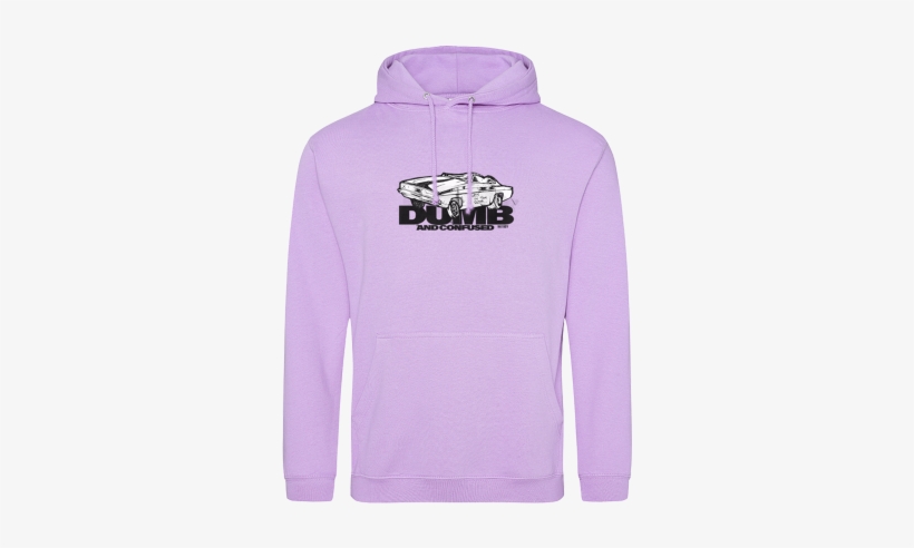 Dumb And Confused Purple Hoodie - Sweatshirt, transparent png