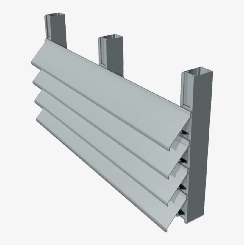 Façade Cladding - Lama 100 Technal, transparent png