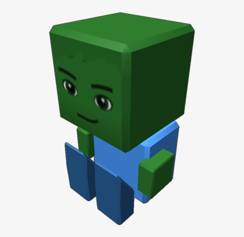 Minecraft You Can Add A Zombie On Him - Cartoon, transparent png