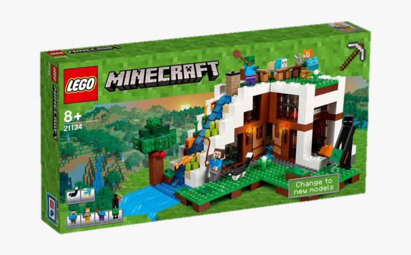 21134 The Waterfall Escape - Lego Minecraft The Waterfall Base, transparent png