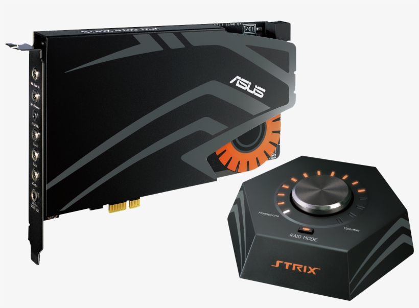 Asus Strix Raid Dlx - Asus Strix Soar 7.1 Gaming Sound Card, transparent png