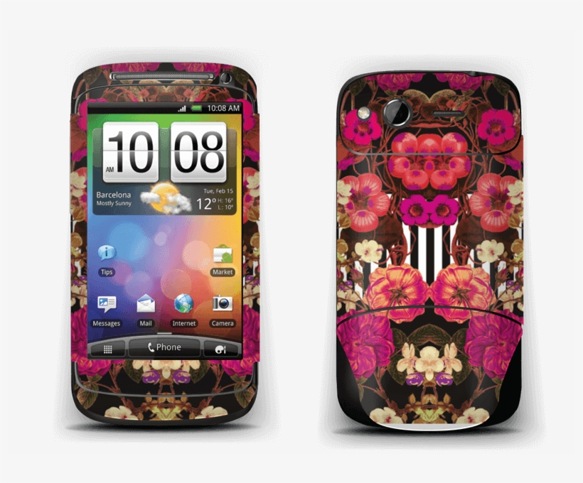 Corona De Flores Rosas - Htc Incredible, transparent png