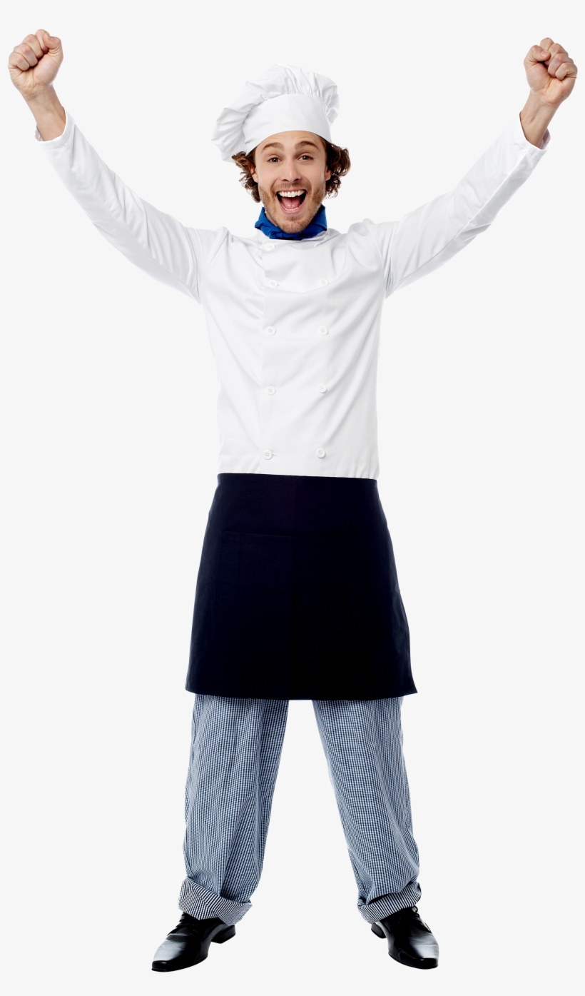 Full Length Chefs Uniform, transparent png