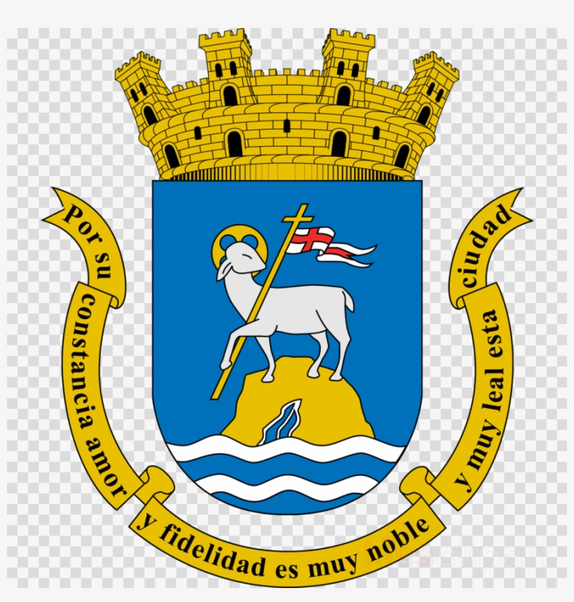 San Juan Puerto Rico Flag Clipart Old San Juan Flag - San Juan Coat Of Arms, transparent png