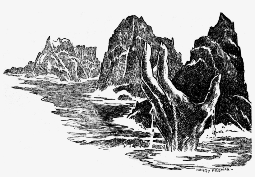 Weirdtalesv36n02pg030 The Spirits Of The Lake - Lake Black And White Illustration, transparent png