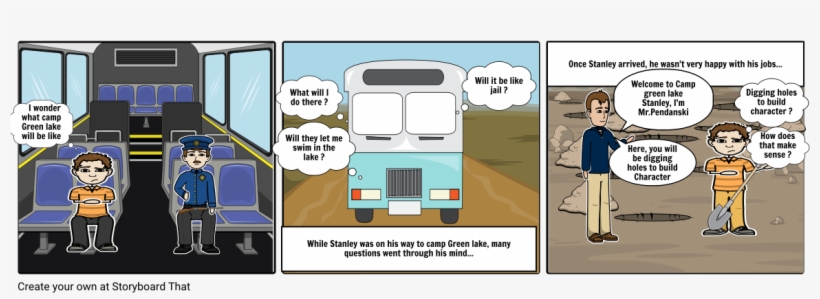 Camp Green Lake Finished Comic - Cartoon, transparent png