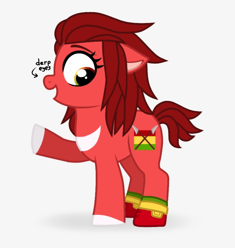 Racist Stupid Meme Meme Ugandan Knuckles Mlp - Cartoon, transparent png
